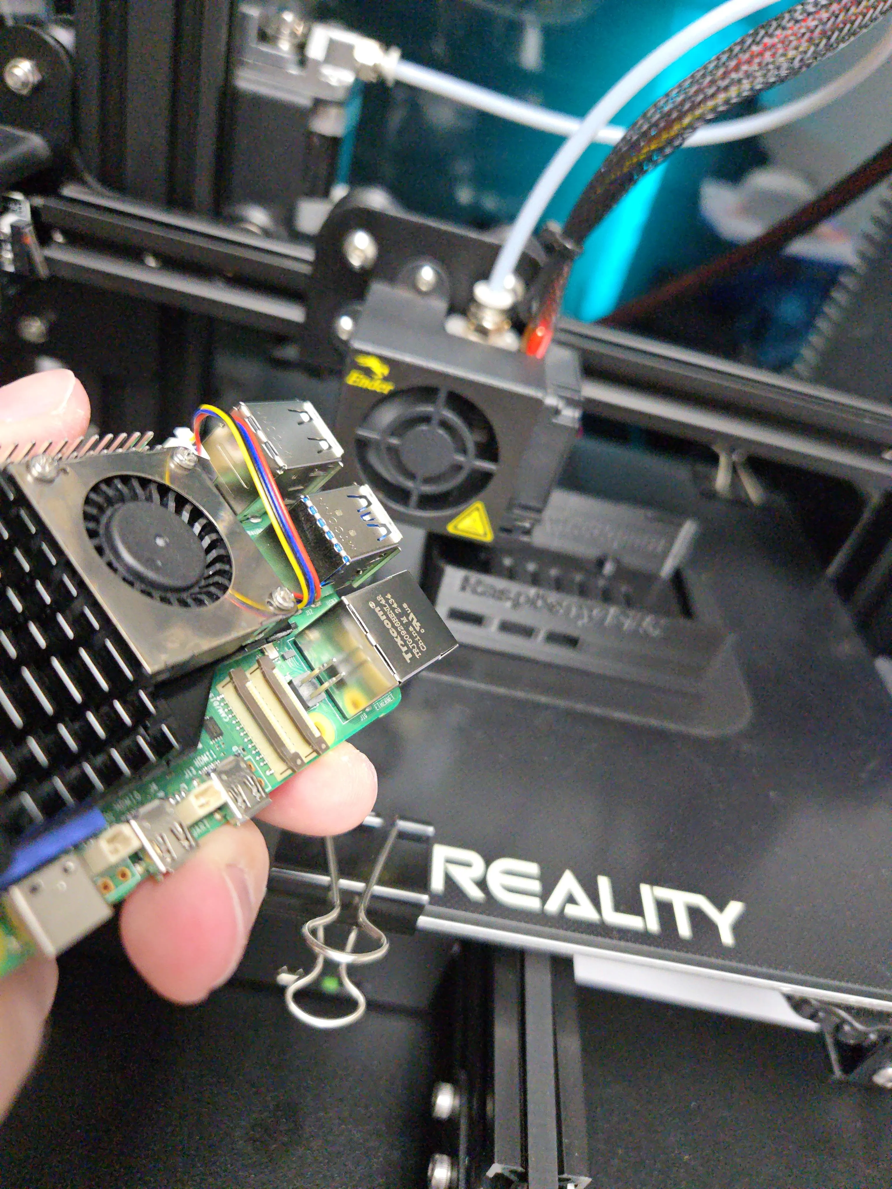 Finished build on desk