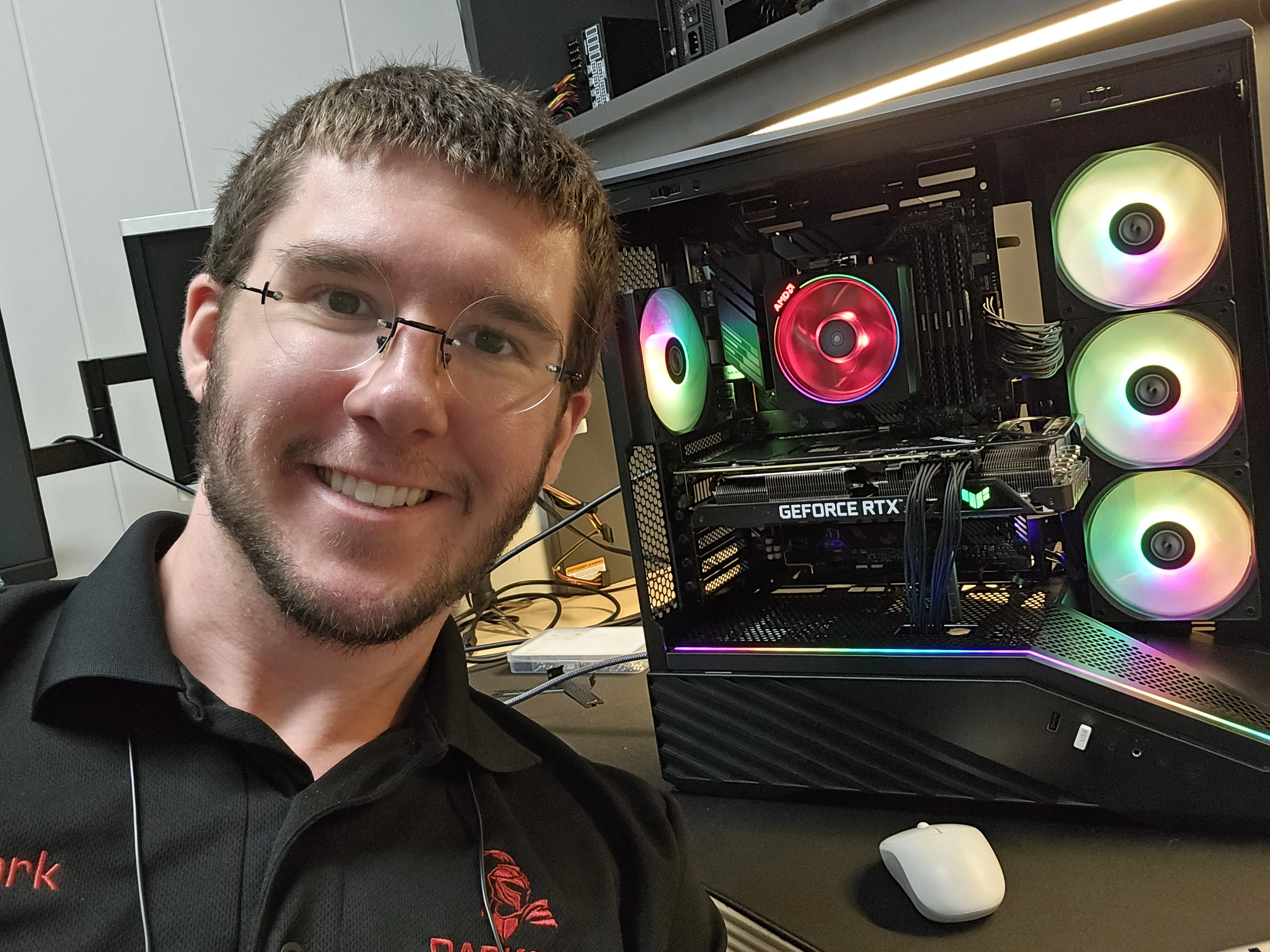 Photo of Mark, the technician